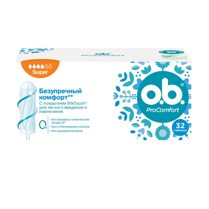 o.b. ProComfort Тампоны гигиенические Super 32 шт