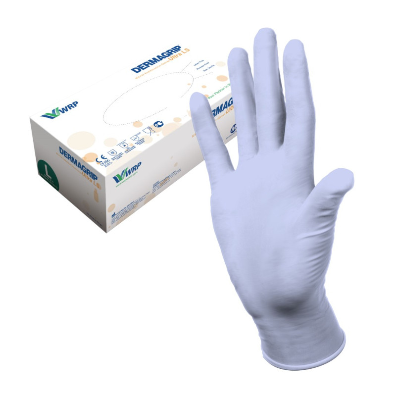 Dermagrip Ultra LS Перчатки нитриловые нестерильные неопудренные размер М 2 шт