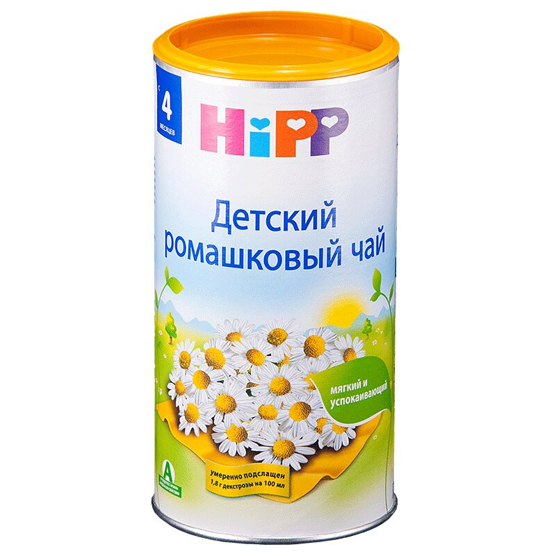 Hipp Чай детский ромашковый с 4 месяцев 200 г