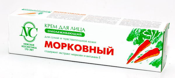 Невская Косметика Крем для лица Морковный 40 мл