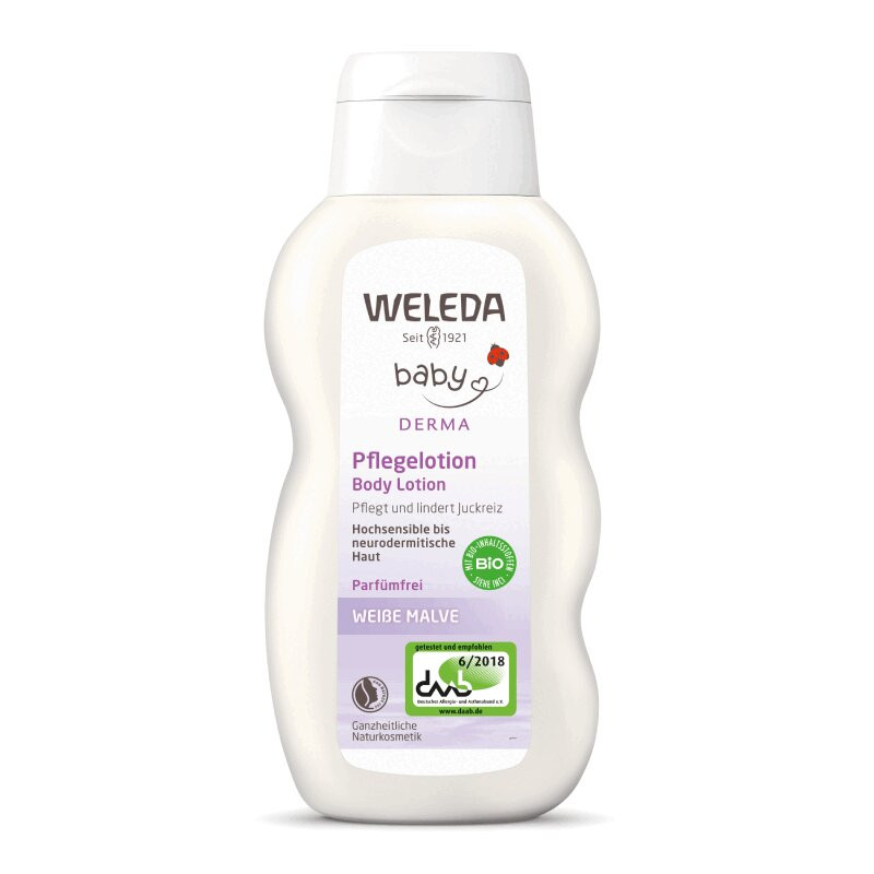 Weleda Baby Молочко детское для гиперчувствительной кожи с алтеем 200 мл