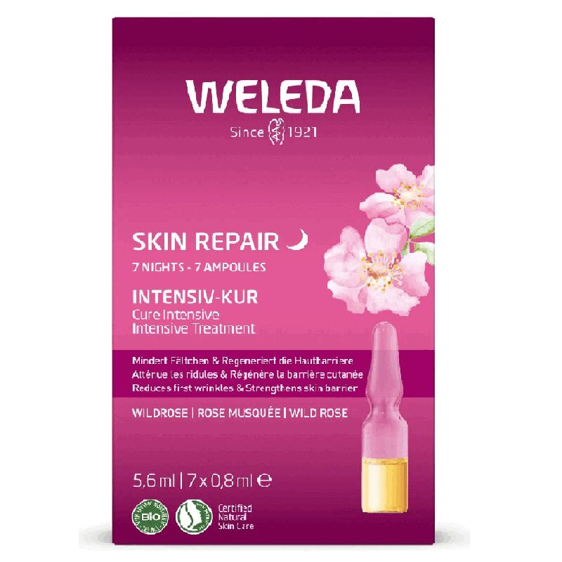 Weleda Концентрат для лица разглаживающий Роза 0,8 мл 7 шт