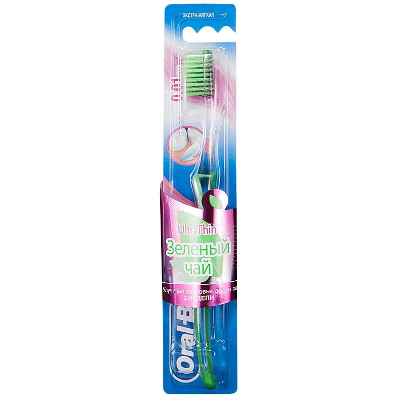 Oral-B Комплекс Зеленый чай Зубная щетка Экстрамягкая