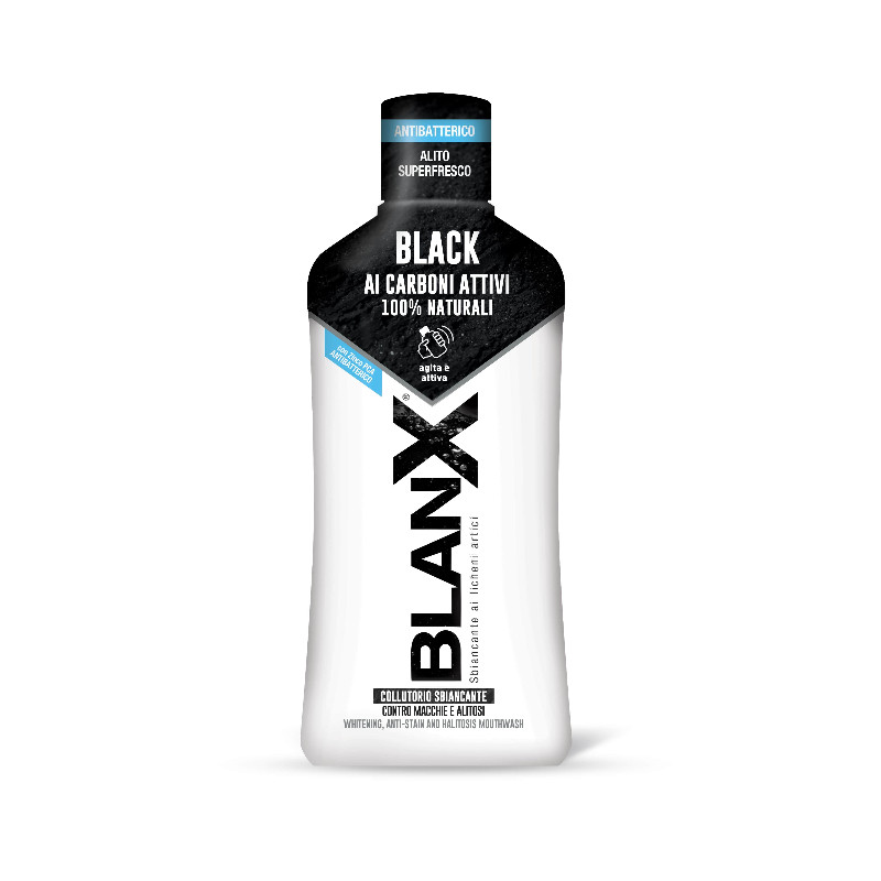 BlanX Black Ополаскиватель для полости рта с древесным углем 500 мл