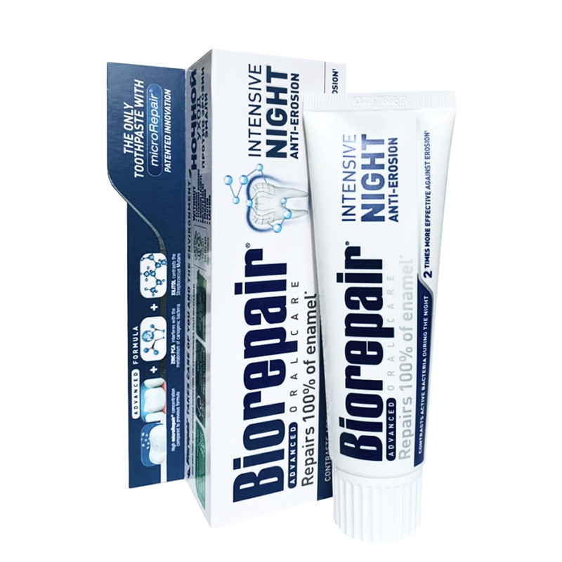 Biorepair Intensive Night Зубная паста ночное восстановление 75 мл