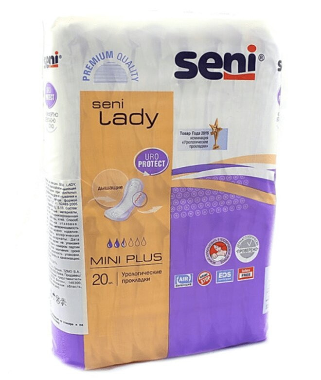 Seni Lady Mini Plus Прокладки урологические 20 шт