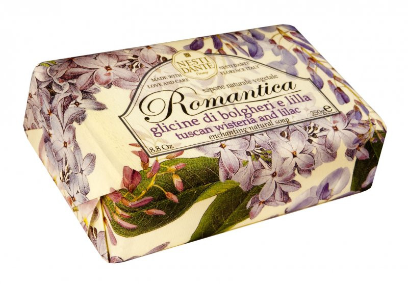 Nesti Dante Romantica Мыло парфюмированное Тосканская глициния и Сирень 250 г