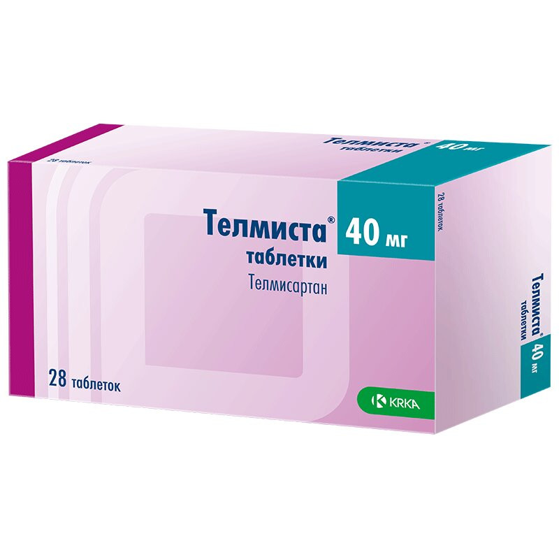 Телмиста 40 мг таблетки 28 шт