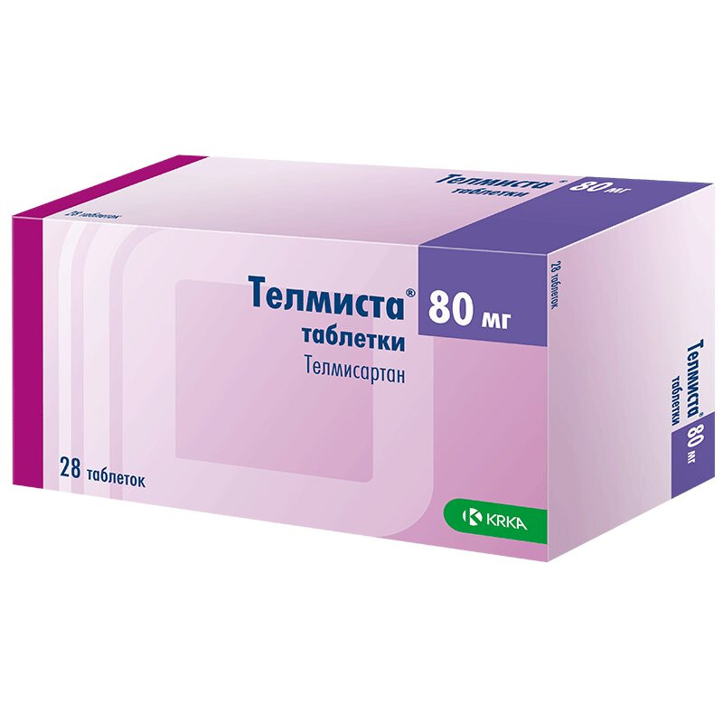 Телмиста 80 мг таблетки 28 шт