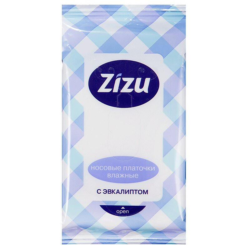 Zizu Платки влажные носовые 10 шт
