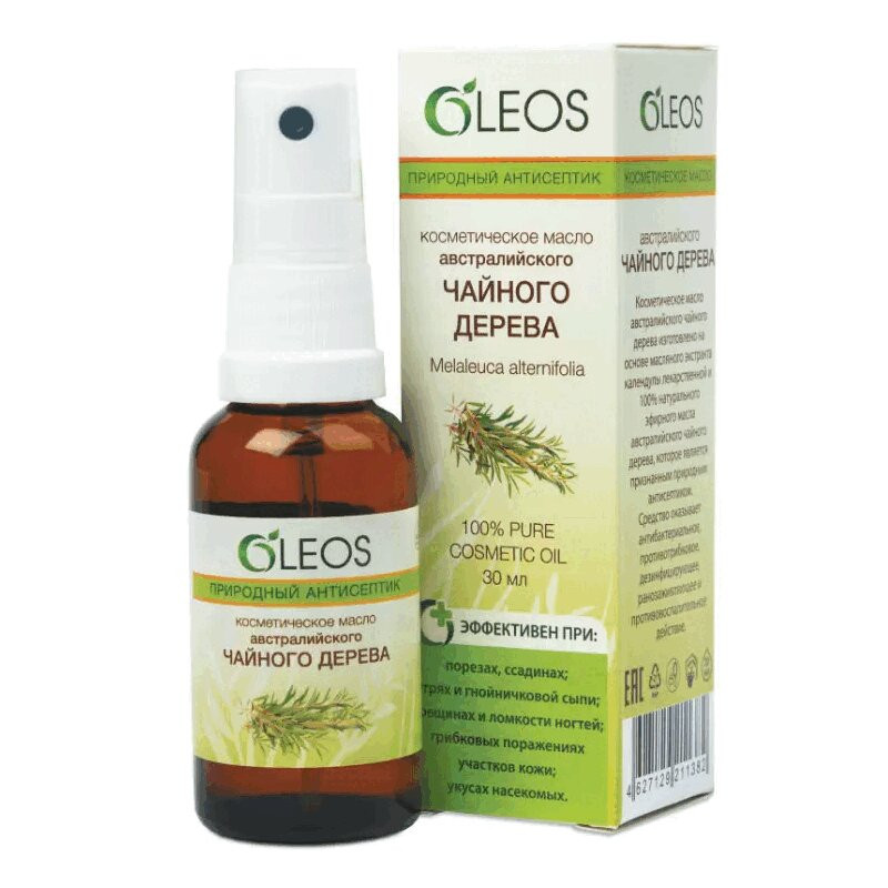 Oleos Масло косметическое спрей Чайное Дерево 30 мл