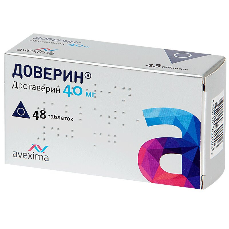 Доверин 40 мг таблетки 48 шт