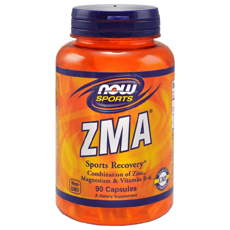 NOW ZMA Цинк Магий Витамин B6 капсулы 90 шт