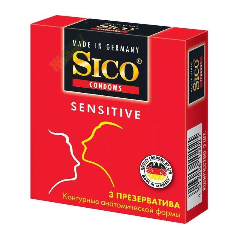 Sico Sensitive Презервативы контурные 3 шт