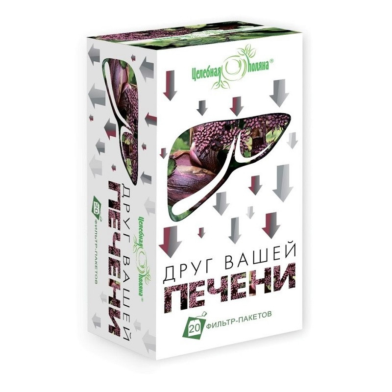 Целебная Поляна фиточай Друг Вашей печени фильтр-пакетвы 1,5 г 20 шт