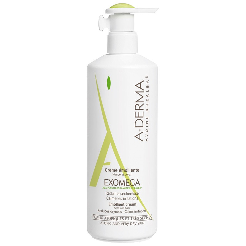 A-Derma Exomega Крем смягчающий для лица и тела 400 мл