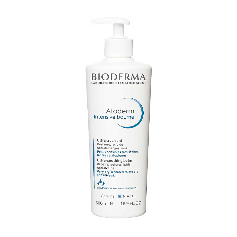 Bioderma Atoderm Intensive Baume Бальзам успокаивающий для кожи с атопическим дерматитом 500 мл