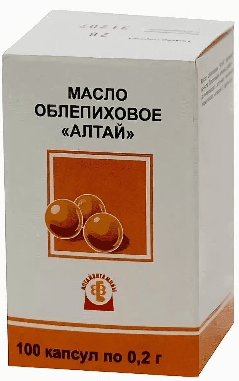 Облепиховое масло Алтай капсулы 100 шт