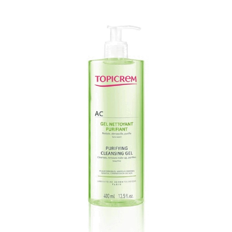 Topicrem AC Гель очищающий оздоравливающий 400 мл
