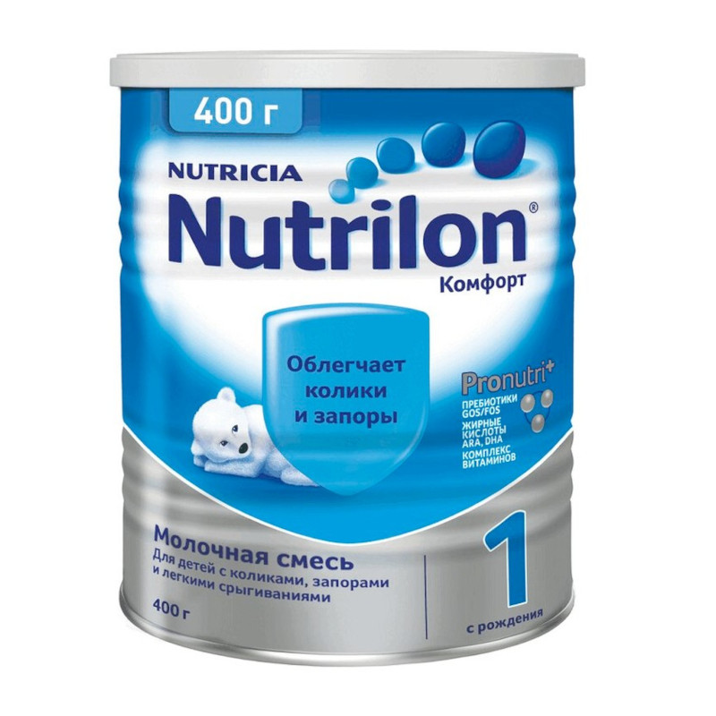 Nutrilon 1 Комфорт смесь сухая молочная 0-6 месяцев 400 г