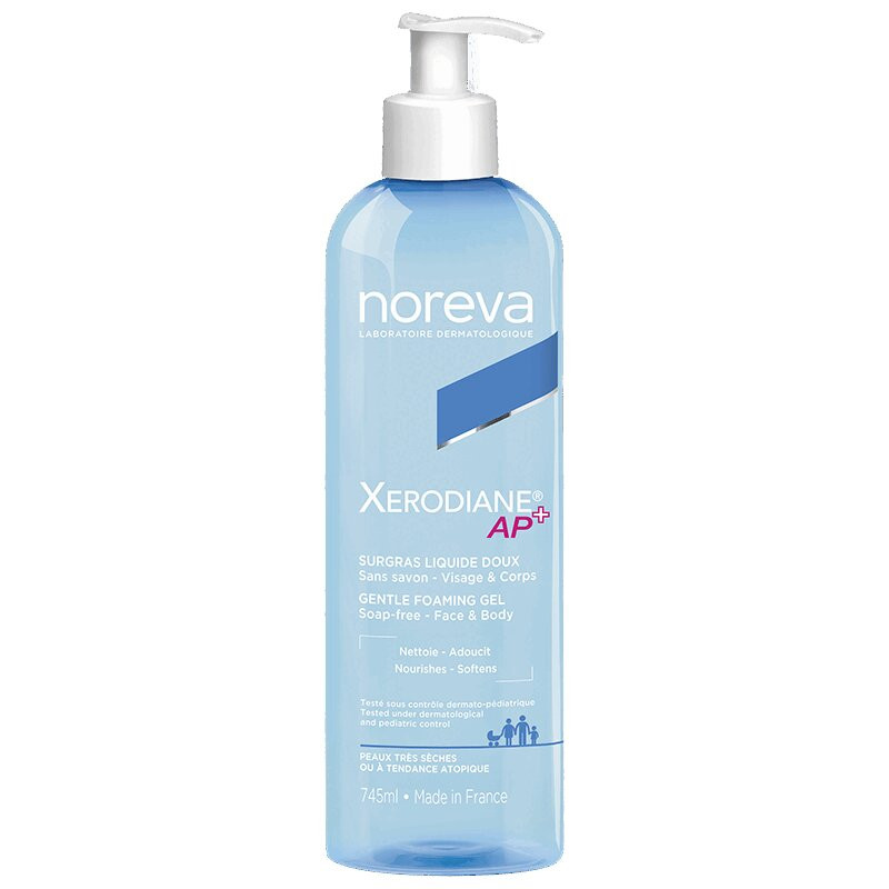 Noreva Xerodiane AP+ Гель очищающий мягкий обогащенный 745 мл