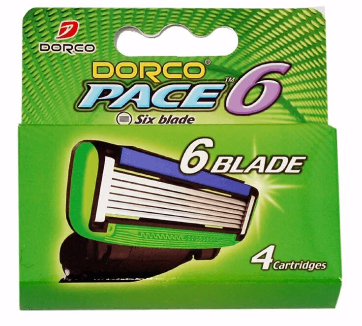 Dorco Pace6 Kассеты для бритвенного станка 4 шт