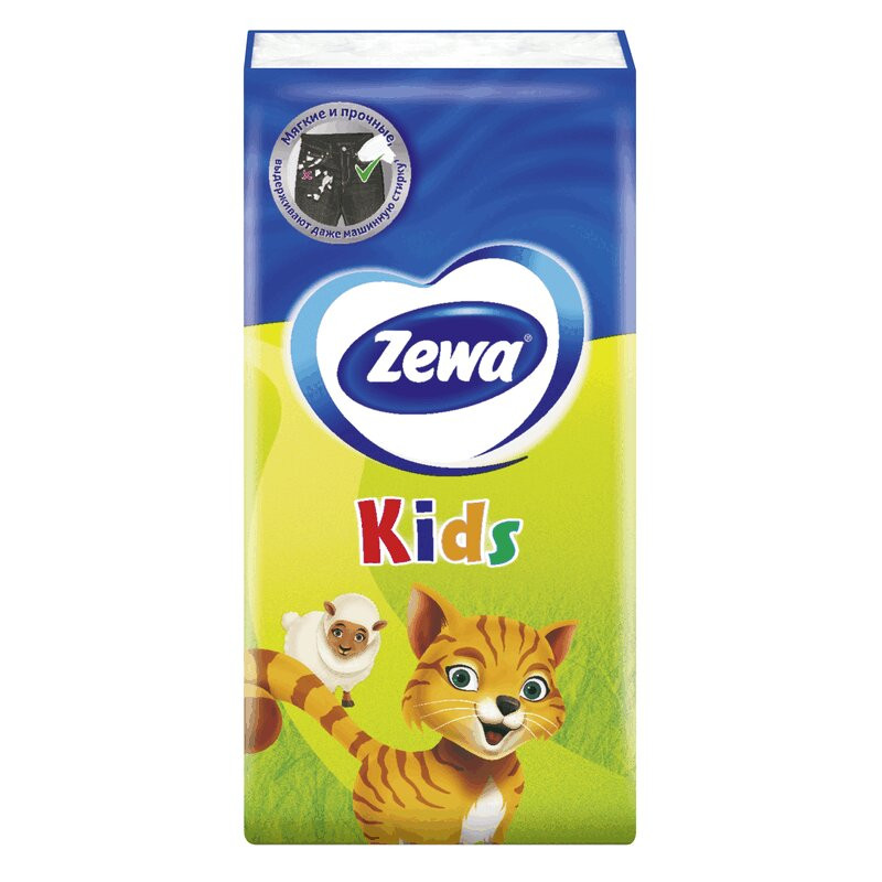 Zewa Kids Платки бумажные носовые детские 10 шт