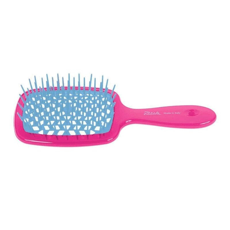 Janeke Superbrush Щетка для волос Розовый-Голубой