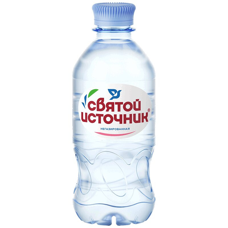 Святой Источник Вода минеральная негазированная 0,33 л