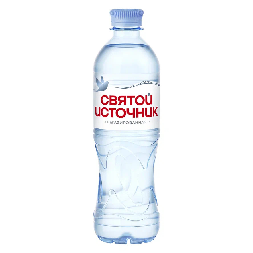 Святой Источник Вода минеральная негазированная 0,5 л