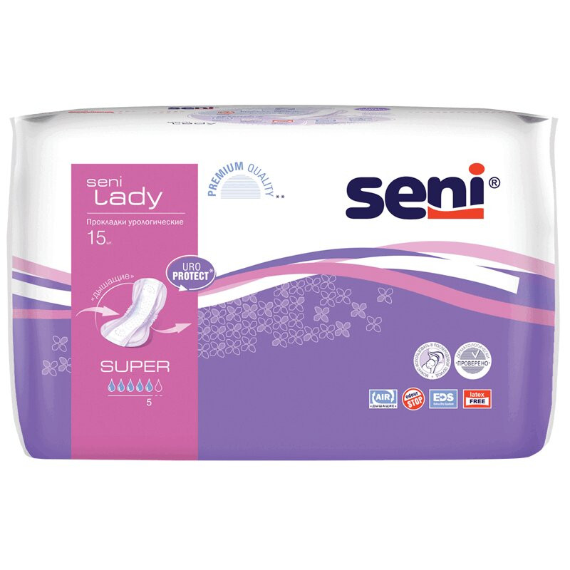 Seni Lady Super Прокладки урологические 15 шт