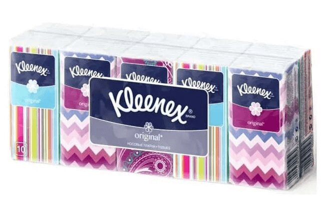 Kleenex Original Платки бумажные носовые 10х10 шт