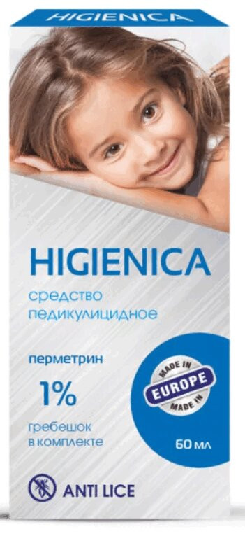 Хигиеника средство педикулицидное 60 мл