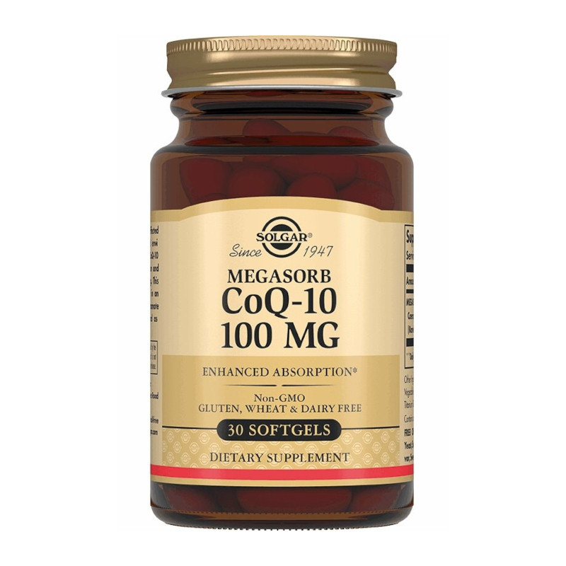 Solgar Коэнзим Q10 100 мг капсулы 30 шт