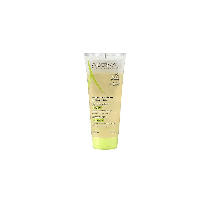 A-Derma Гель для душа очищающий увляжняющий 200 мл