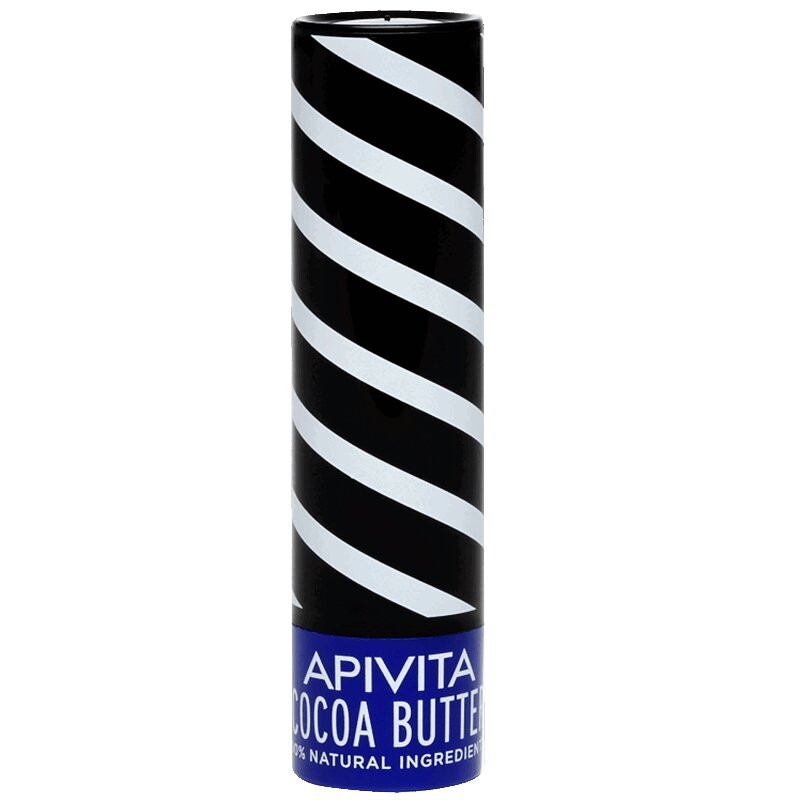Apivita Стик-уход для губ интенсивно увлажняющий Масло какао SPF 20 4,4 г
