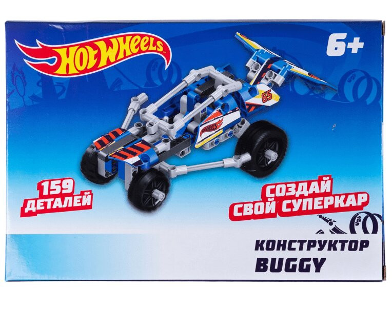 Hot Вилс Конструктор Багги 159 дет.