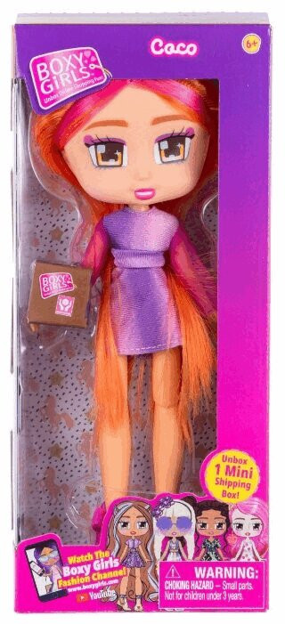 1toy Бокси Герлс Кукла Коко 20 см+аксессуар в коробке