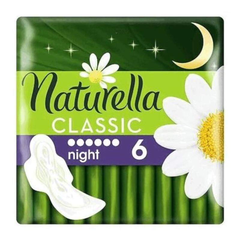 Naturella Classic Camomile Прокладки гигиенические Ночные 6 шт