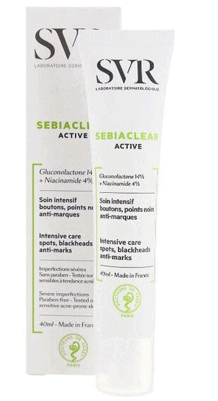 SVR Sebiaclear Active Крем-уход для лица матирующий 40 мл