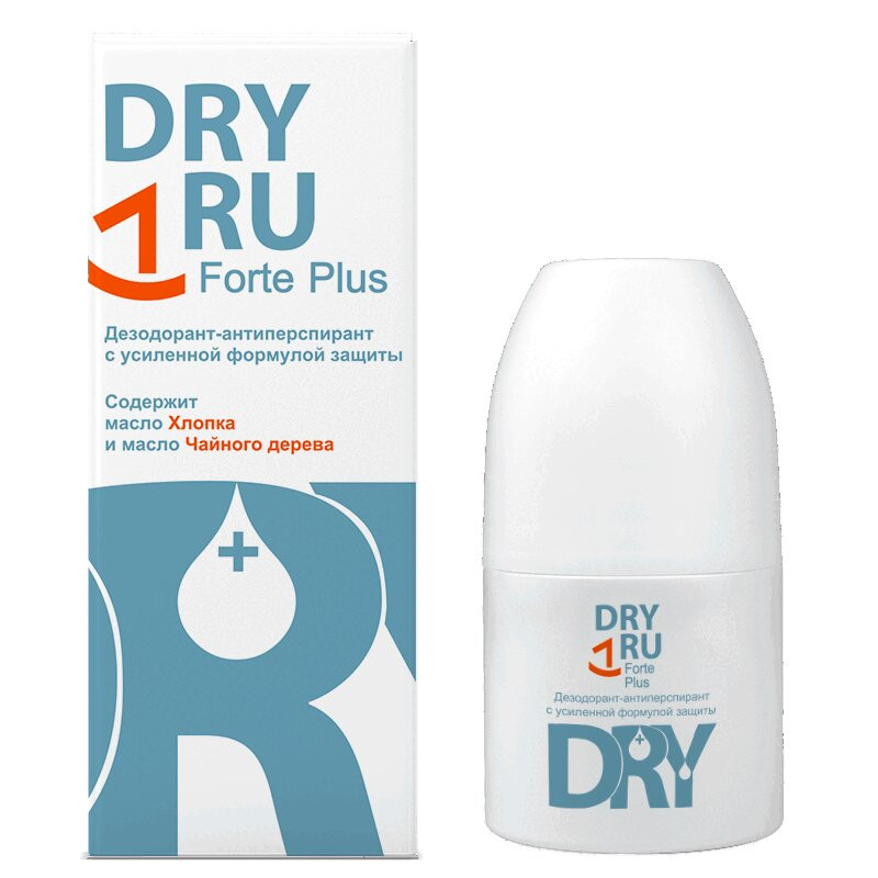 DRY RU Forte Plus Дезодорант-антиперспирант с усиленной формулой защиты 50 мл
