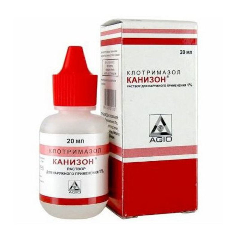 Канизон 1% раствор для наружного применения 20 мл