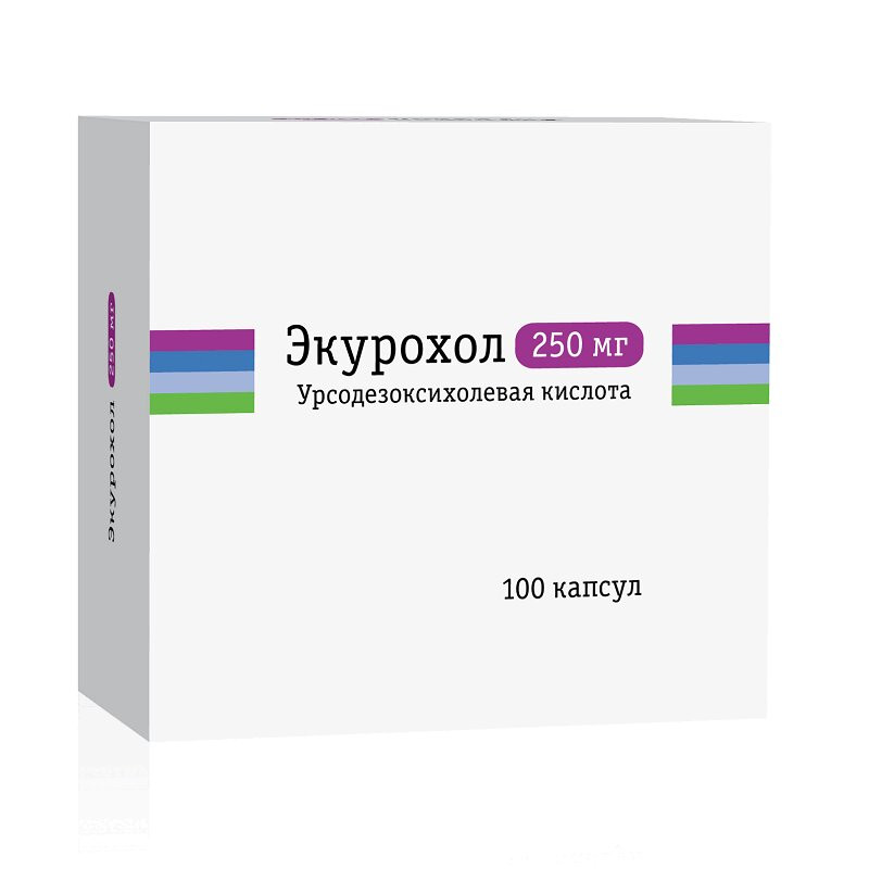 Экурохол 250 мг капсулы 100 шт