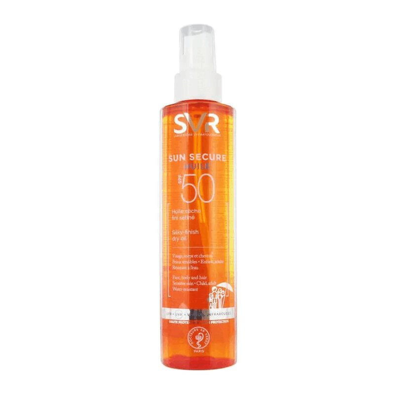 SVR Sun Secure Масло для сияющего и ровного загара SPF 50 спрей 200 мл