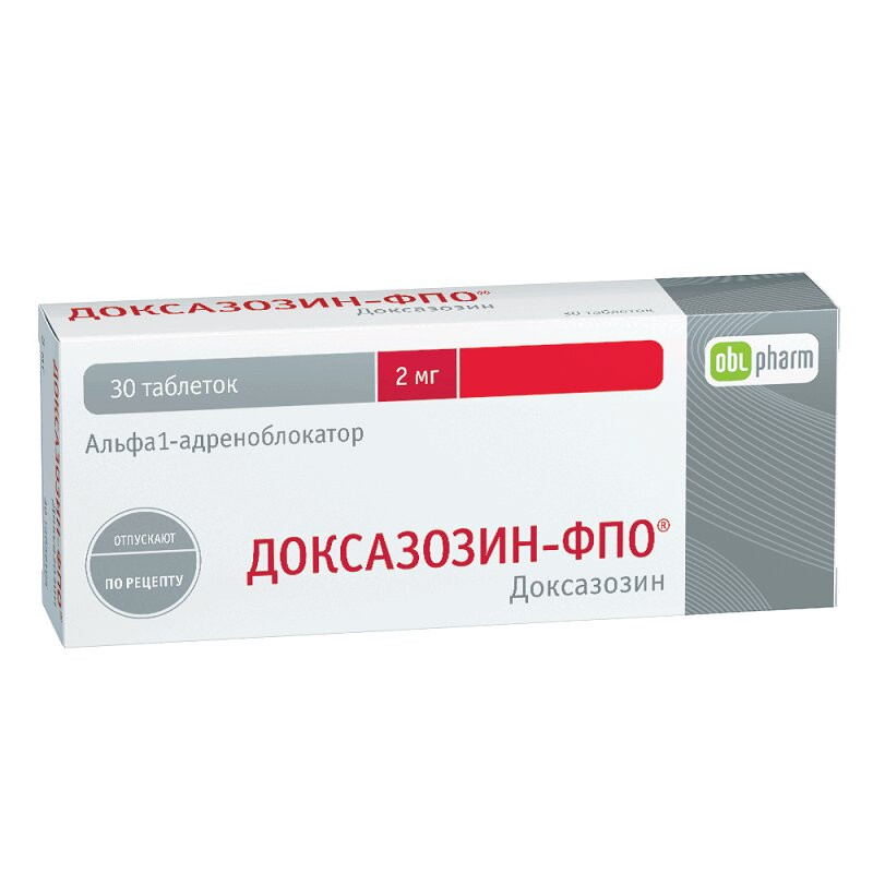 Доксазозин-ФПО 2 мг таблетки 30 шт