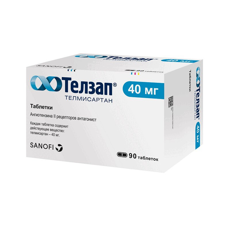 Телзап 40 мг таблетки 90 шт