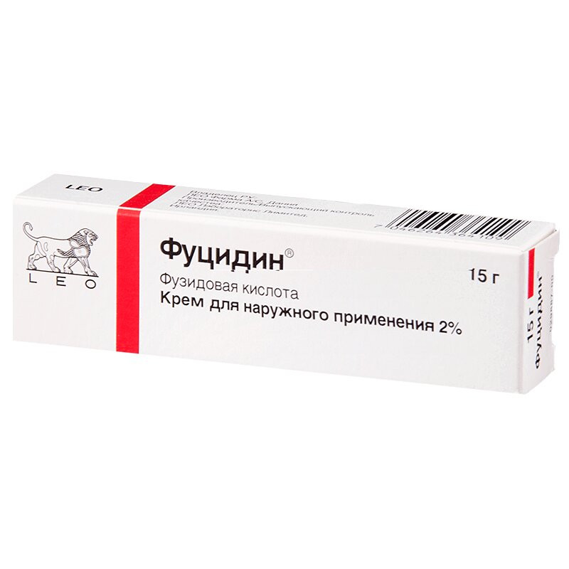 Фуцидин 2% крем для наружного применения 15 г