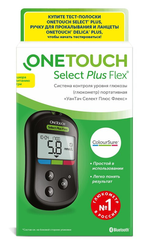 OneTouch Select Plus Flex Глюкометр