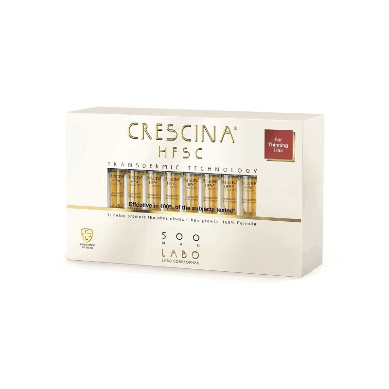 Crescina Transdermic HFSC 500 Лосьон для стимуляции роста волос для мужчин 20 шт