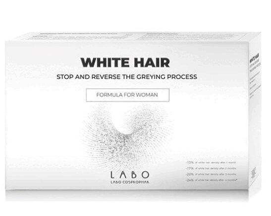 Labo White Hair Ампулы для уменьшения проявления седины для женщин 20 шт